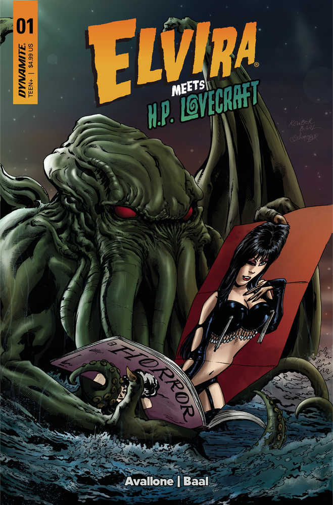 Elvira Meets Hp Lovecraft #1 Cover B Baal | Odin's Place