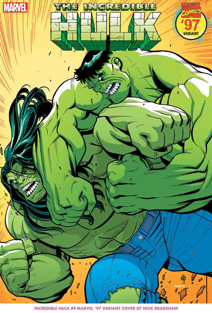 Incredible Hulk 9 Nick Bradshaw Marvel 97 Variant | Odin's Place