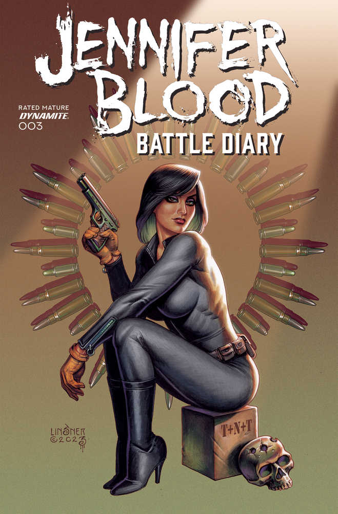 Jennifer Blood Battle Diary #3 Cover A Linsner (Mature) | Odin's Place