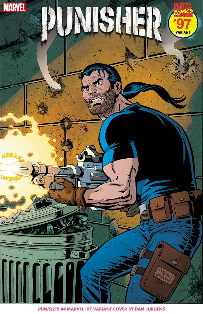 Punisher 4 Dan Jurgens Marvel 97 Variant | Odin's Place