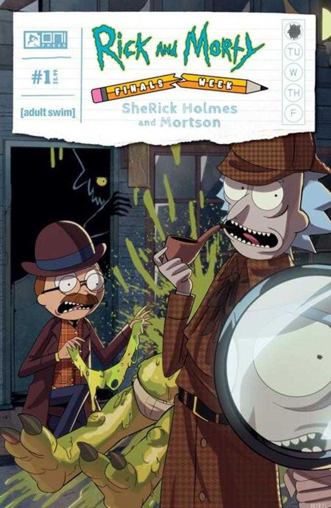 Rick And Morty Presents Finals Week Sherick Holmes And Mortson #1 (Of 5) Cover A Priscilla Tramontano (Mature) | Odin's Place