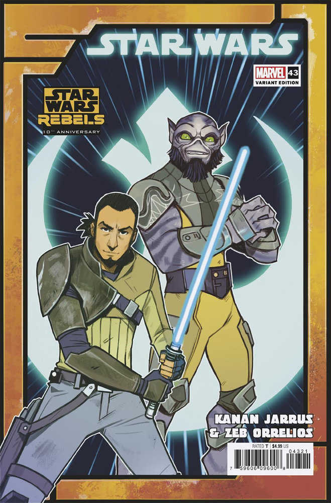 Star Wars 43 Caspar Wijngaard Jarrus And Zeb Rebels 10th Anniversary Variant | Odin's Place