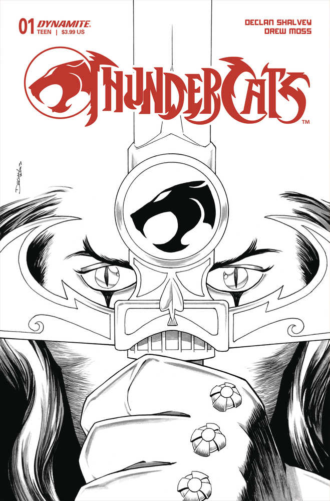 Thundercats #1 Cover Q 10 Copy Variant Edition Shalvey Line Art | Odin's Place