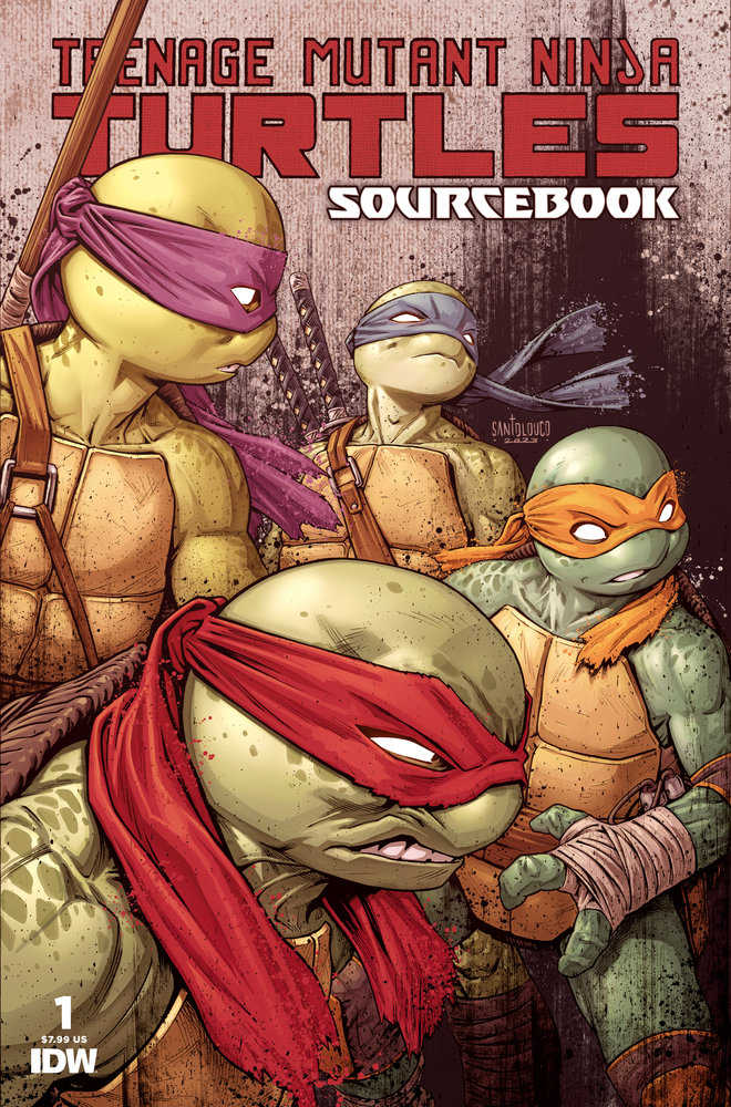 Teenage Mutant Ninja Turtles: Sourcebook #1 Cover A (Santolouco) | Odin's Place