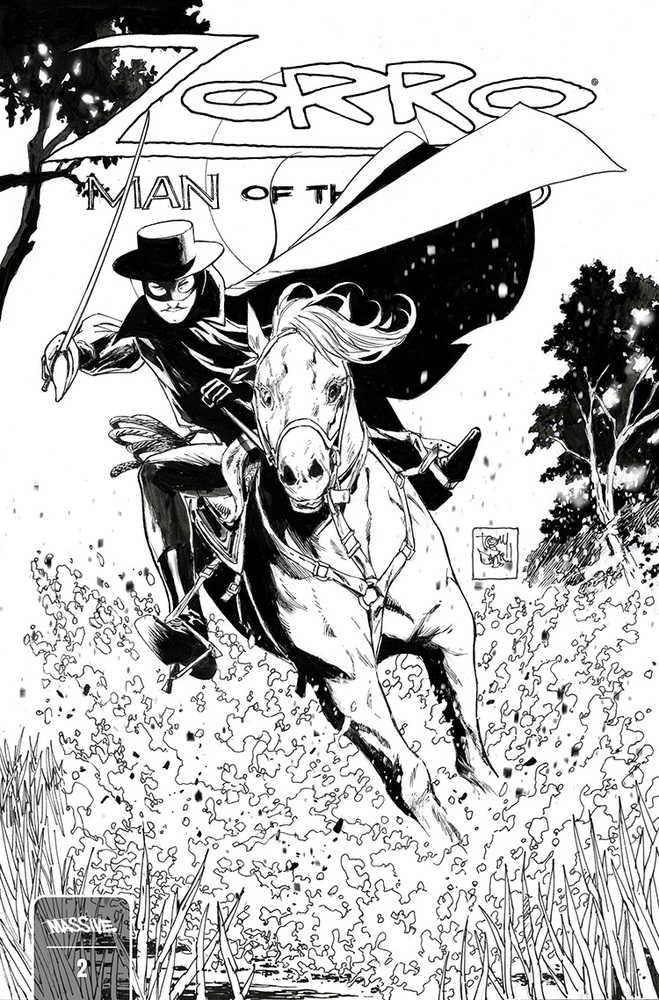 Zorro Man Of The Dead #2 (Of 4) Cover D 10 Copy Variant Edition Daniel Bw | Odin's Place