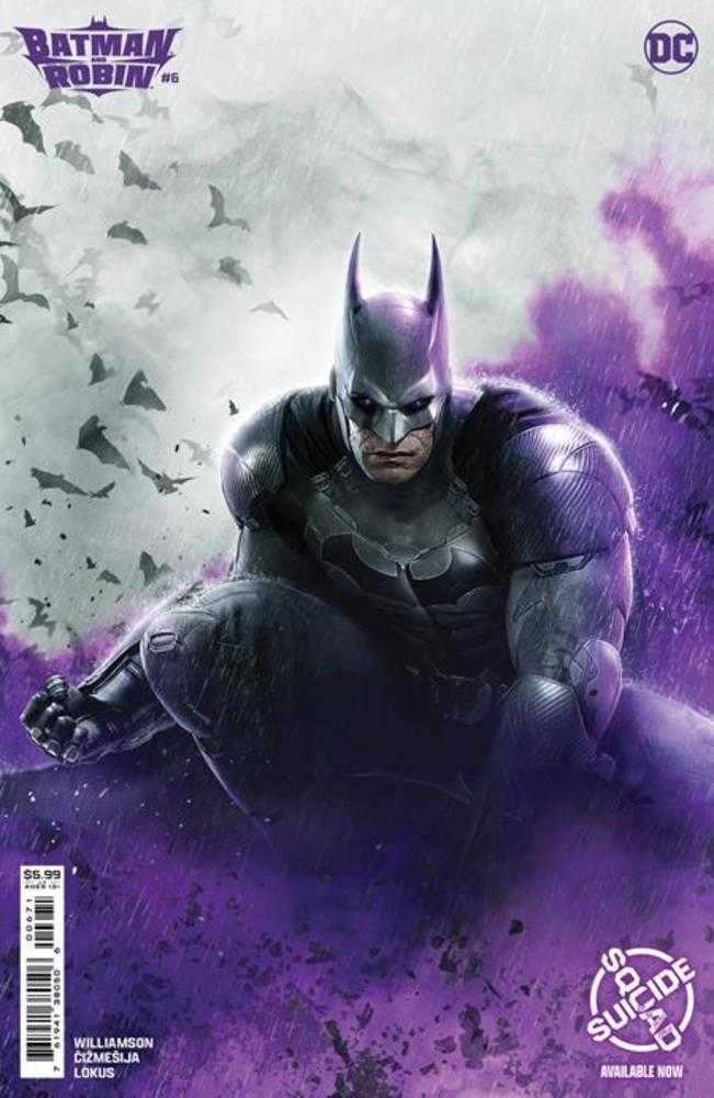 Batman And Robin #6 Cover E Suicide Squad Kill Arkham Asylum Game Key Art Card Stock Variant | Odin's Place