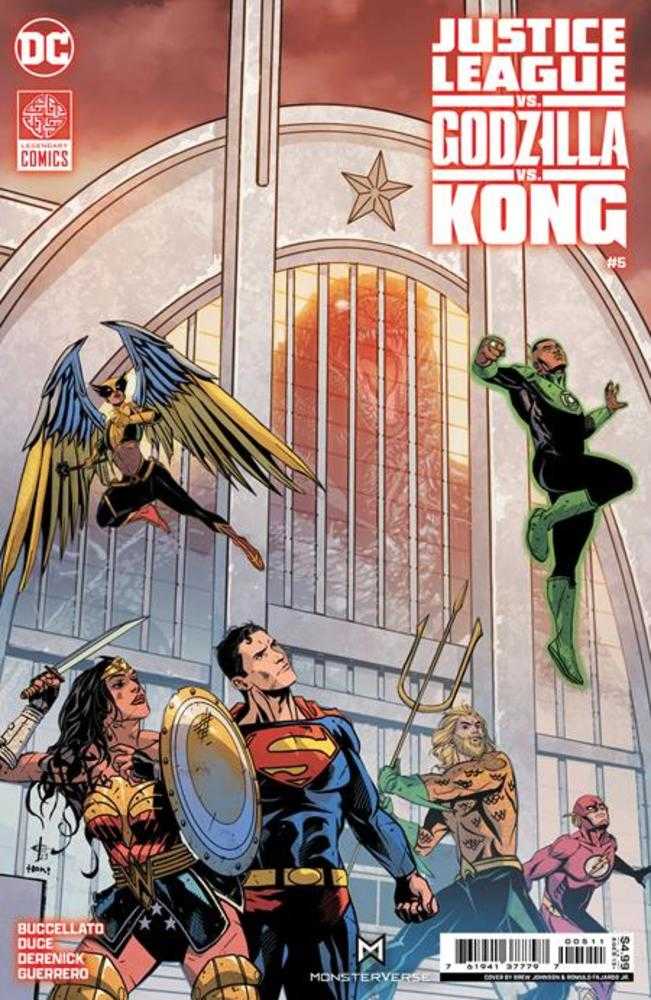 Justice League vs Godzilla vs Kong #5 (Of 7) Cover A Drew Johnson | Odin's Place