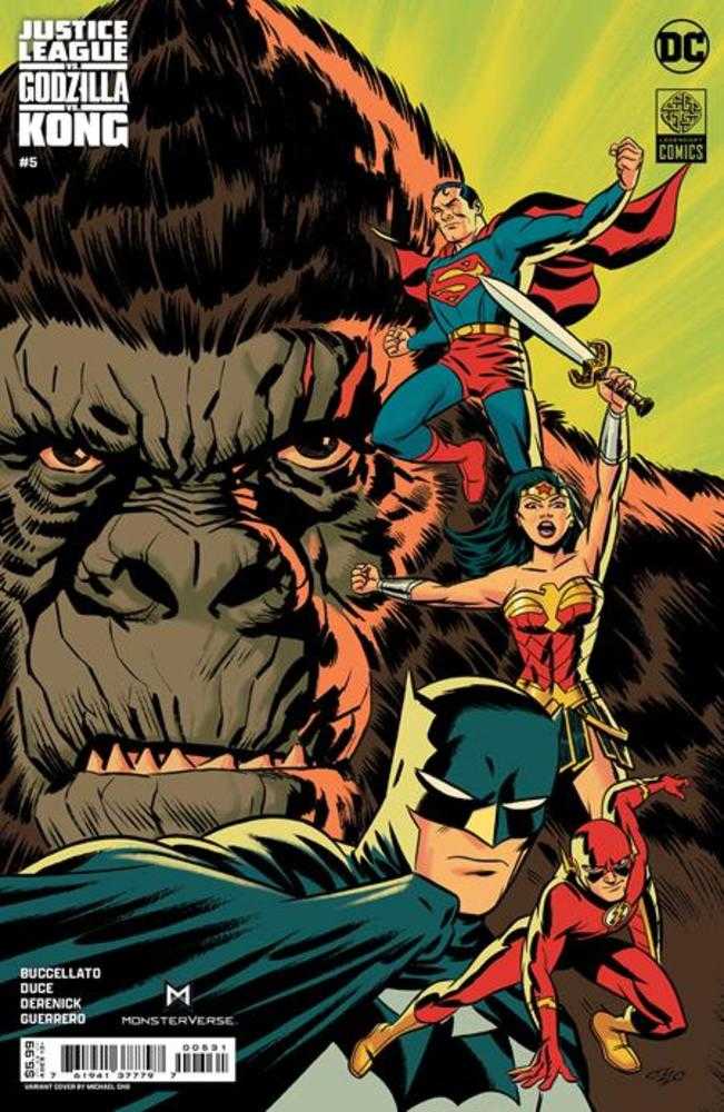 Justice League vs Godzilla vs Kong #5 (Of 7) Cover C Michael Cho Card Stock Variant | Odin's Place