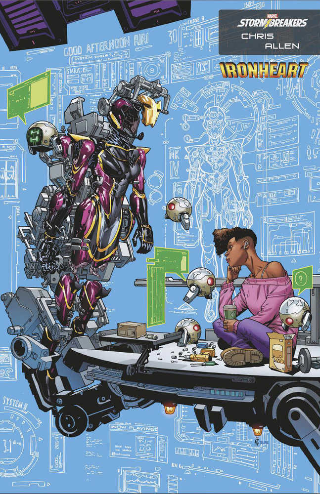 Invincible Iron Man #16 Chris Allen Stormbreakers Variant [Fhx] | Odin's Place