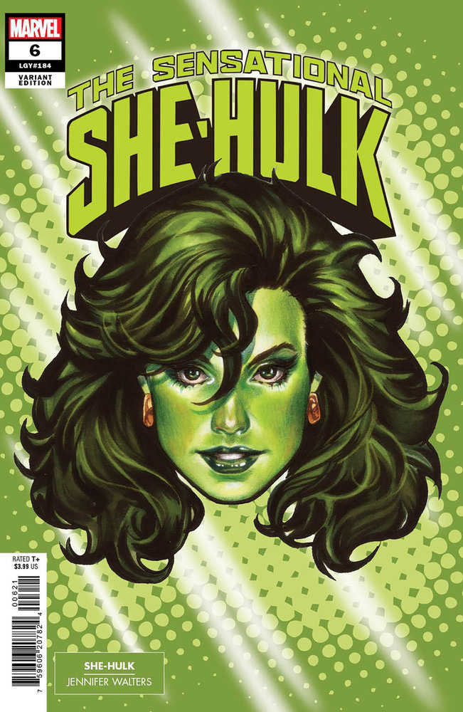 Sensational She-Hulk #6 Mark Brooks Headshot Variant | Odin's Place