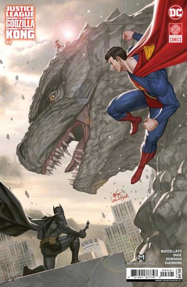 Justice League vs Godzilla vs Kong #6 (Of 7) Cover B Inhyuk Lee Card Stock Variant | Odin's Place