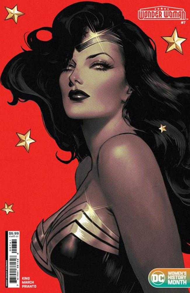 Wonder Woman #7 Cover D Sozomaika Womens History Month Card Stock Variant | Odin's Place