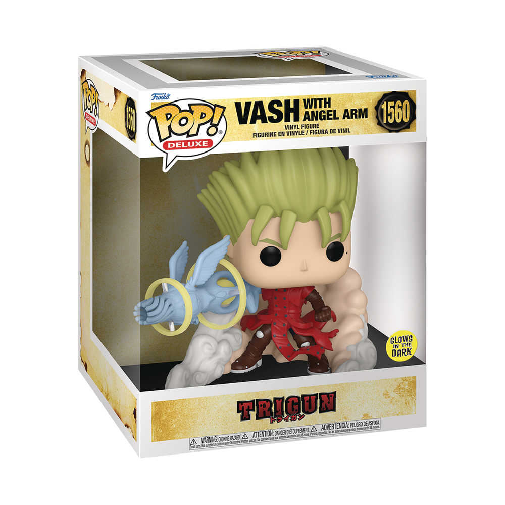 Pop Deluxe Trigun Vash with Angel Arm Vinyl Figure | Odin's Place