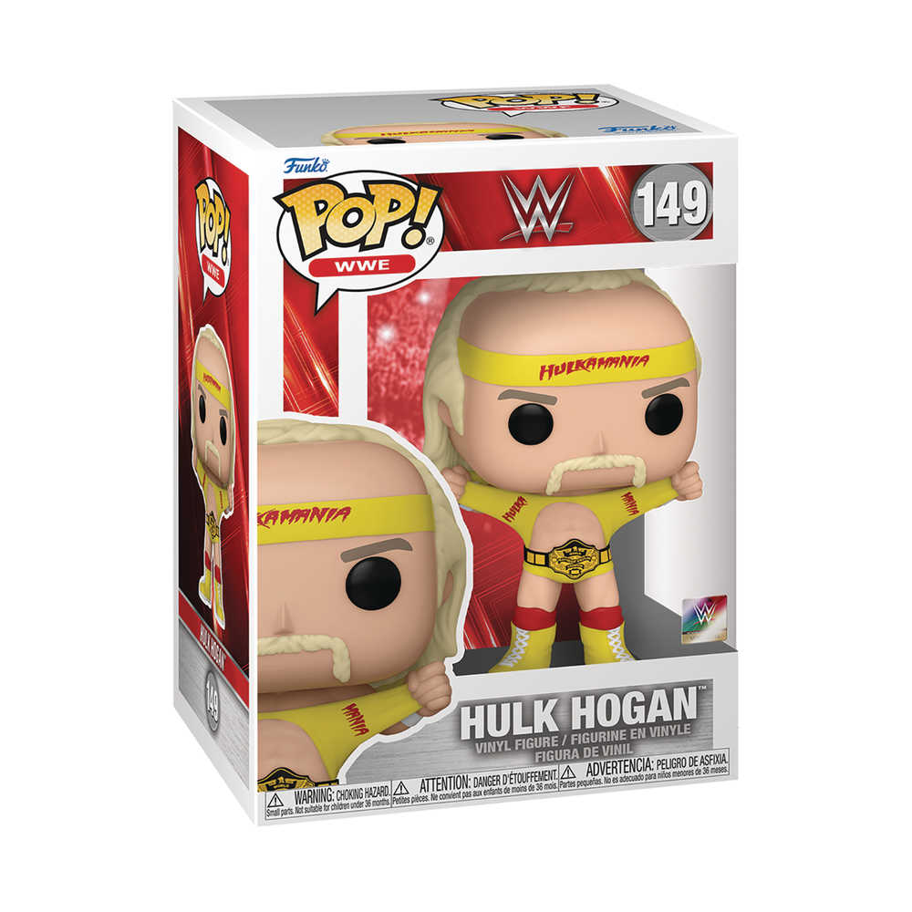 Pop WWE Hulkamania W/Belt Vinyl Figure | Odin's Place