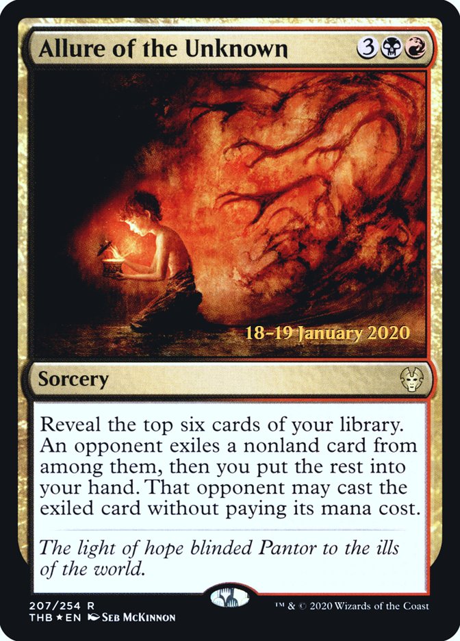 Allure of the Unknown [Theros Beyond Death Prerelease Promos] | Odin's Place