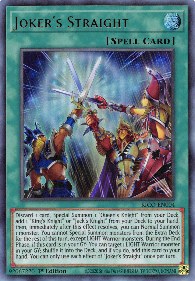 Joker's Straight (Ultra Rare) [KICO-EN004] Ultra Rare | Odin's Place