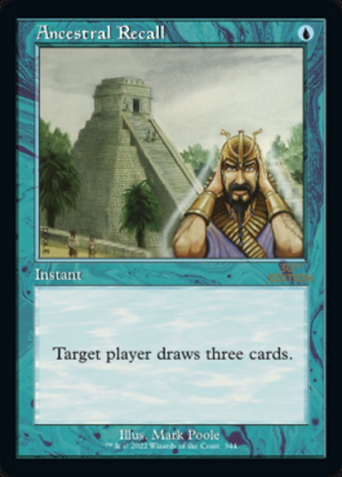 Ancestral Recall (Retro) [30th Anniversary Edition] | Odin's Place