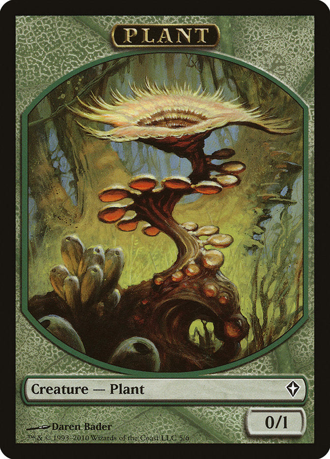 Plant Token (5) [Worldwake Tokens] | Odin's Place