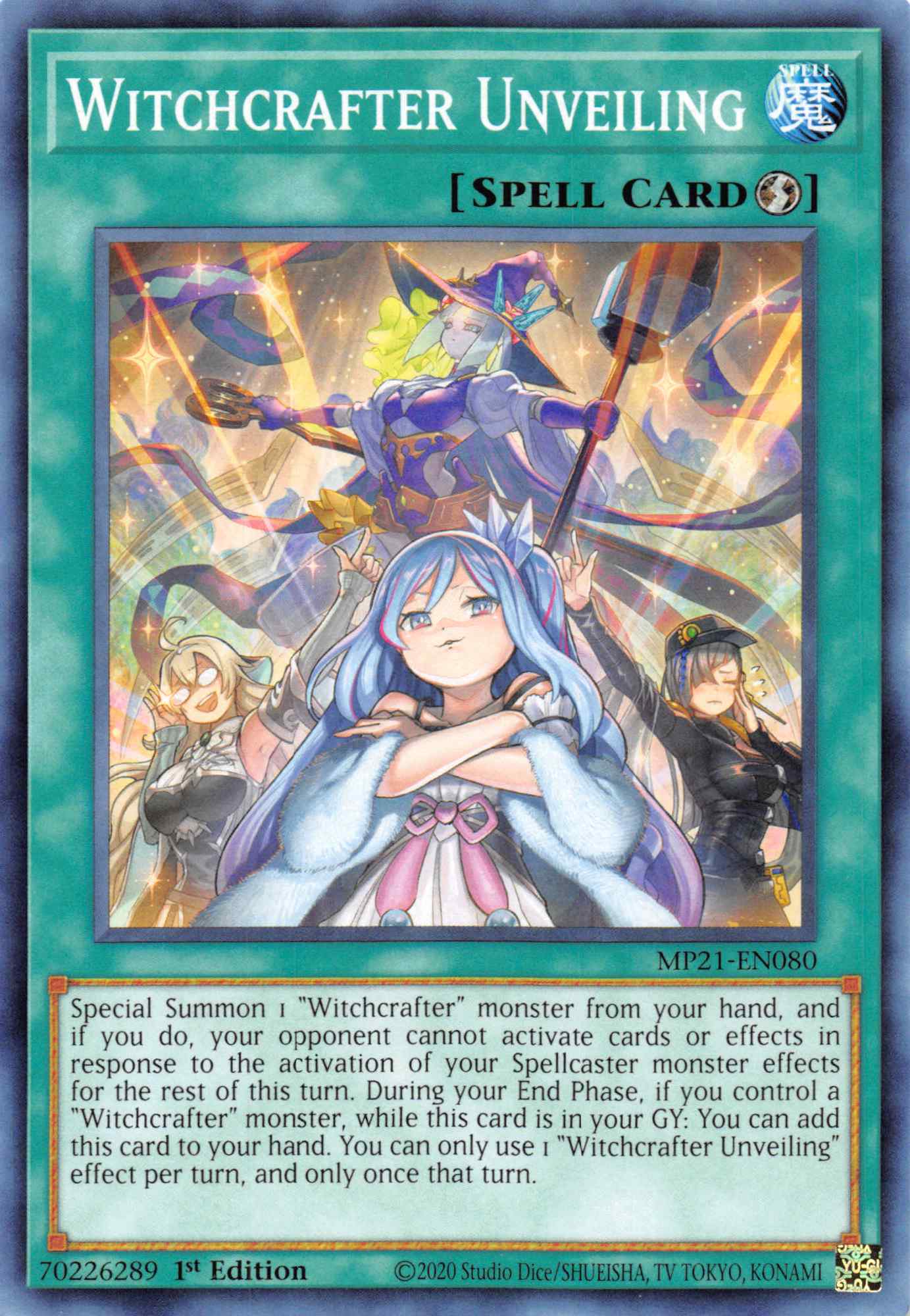 Witchcrafter Unveiling [MP21-EN080] Common | Odin's Place