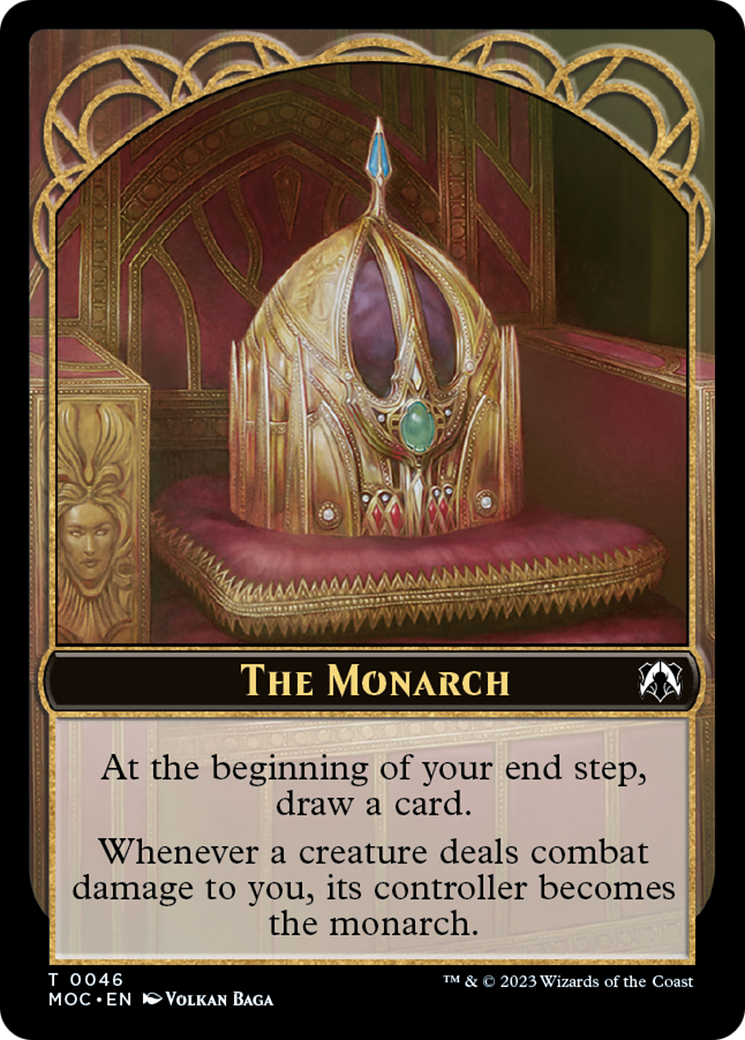 The Monarch // Shapeshifter Double-Sided Token [March of the Machine Commander Tokens] | Odin's Place