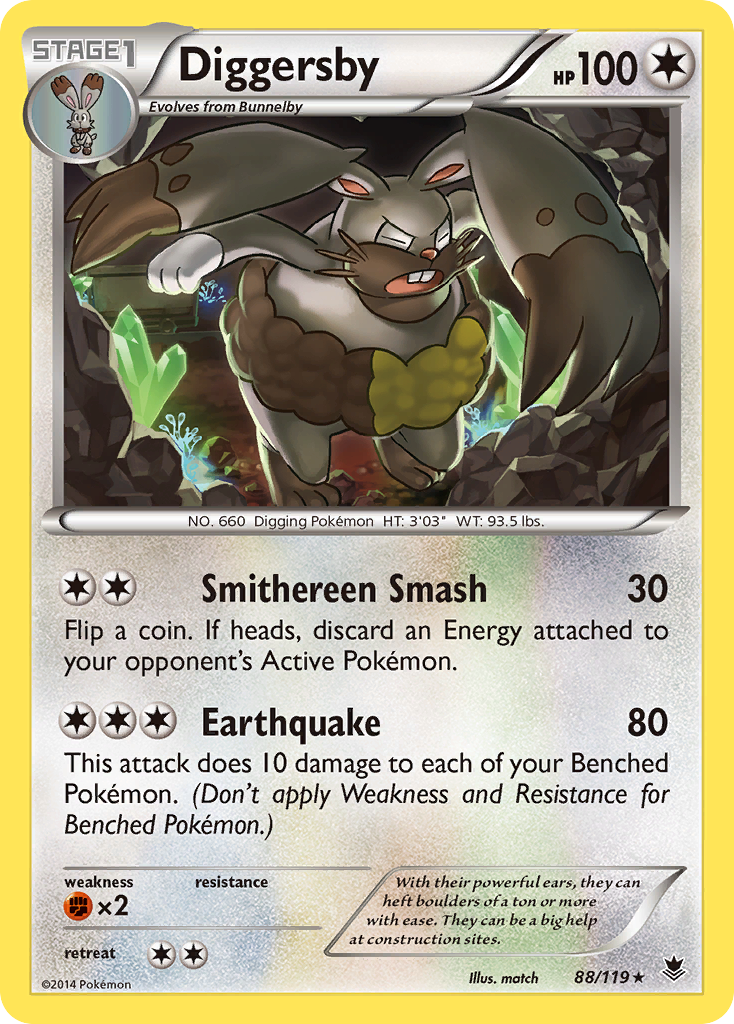 Diggersby (88/119) [XY: Phantom Forces] | Odin's Place
