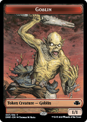 Goblin // Squirrel Double-Sided Token [Dominaria Remastered Tokens] | Odin's Place