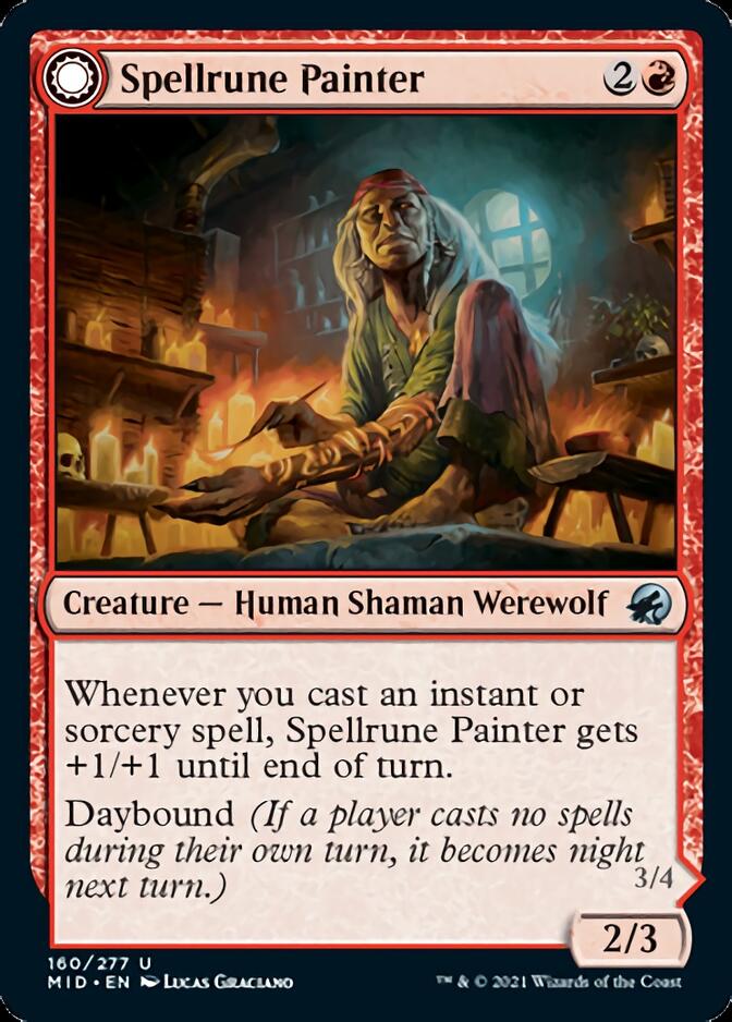 Spellrune Painter // Spellrune Howler [Innistrad: Midnight Hunt] | Odin's Place