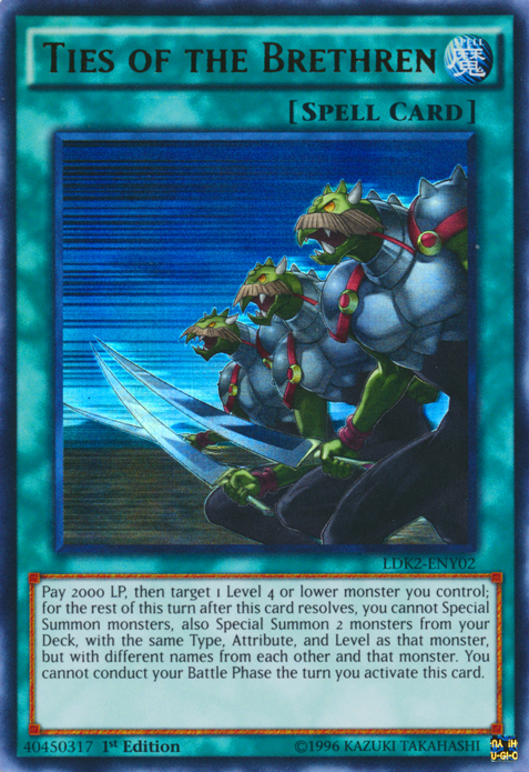 Ties of the Brethren [LDK2-ENY02] Ultra Rare | Odin's Place