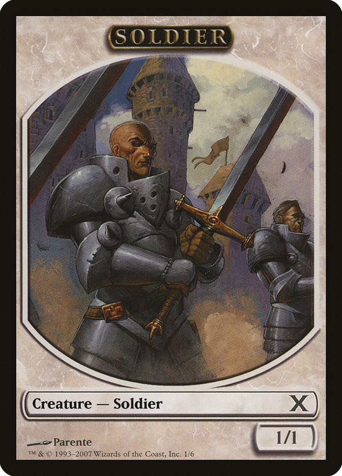 Soldier Token (1) [Tenth Edition Tokens] | Odin's Place