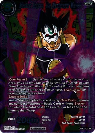 Masked Saiyan, the Mysterious Warrior (Metallic Foil) (Event Pack 2018) (EX02-02) [Promotion Cards] | Odin's Place