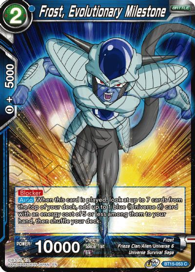 Frost, Evolutionary Milestone (BT15-053) [Saiyan Showdown] | Odin's Place