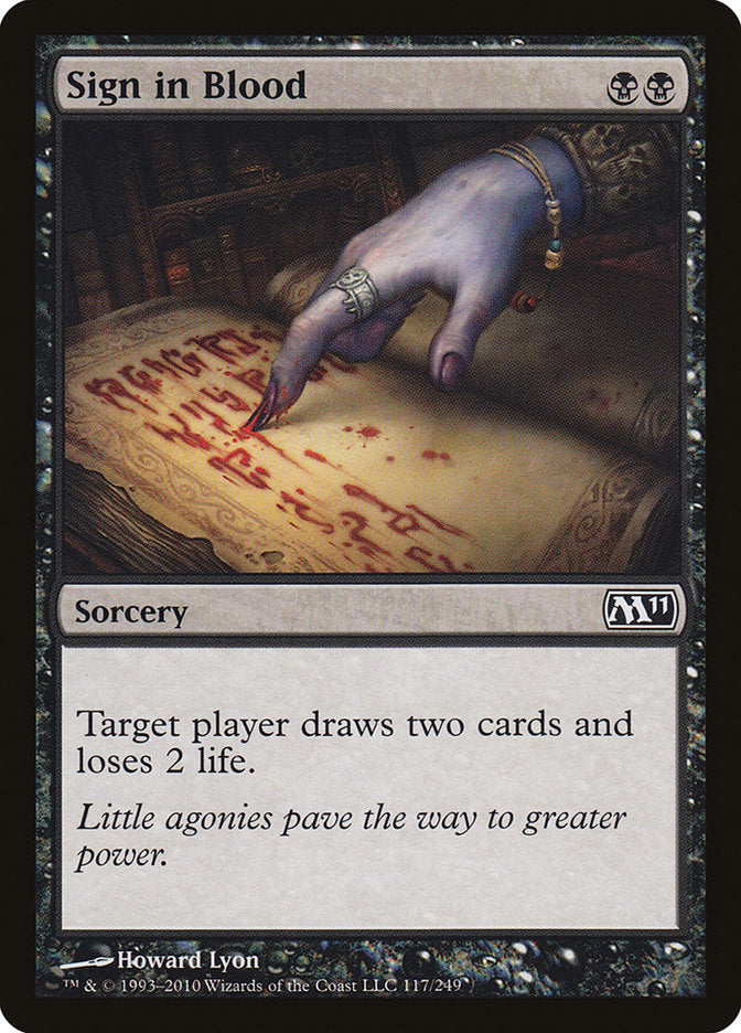 Sign in Blood (117) [Magic 2011] | Odin's Place