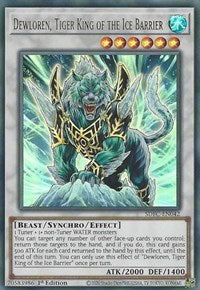 Dewloren, Tiger King of the Ice Barrier [SDFC-EN042] Ultra Rare | Odin's Place