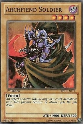Archfiend Soldier [BP01-EN112] Starfoil Rare | Odin's Place