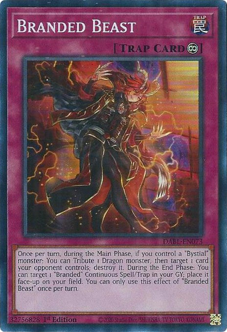 Branded Beast [DABL-EN073] Super Rare | Odin's Place