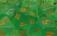 Chessex Borealis 2 Light Green/Gold Poly 7 Set | Odin's Place