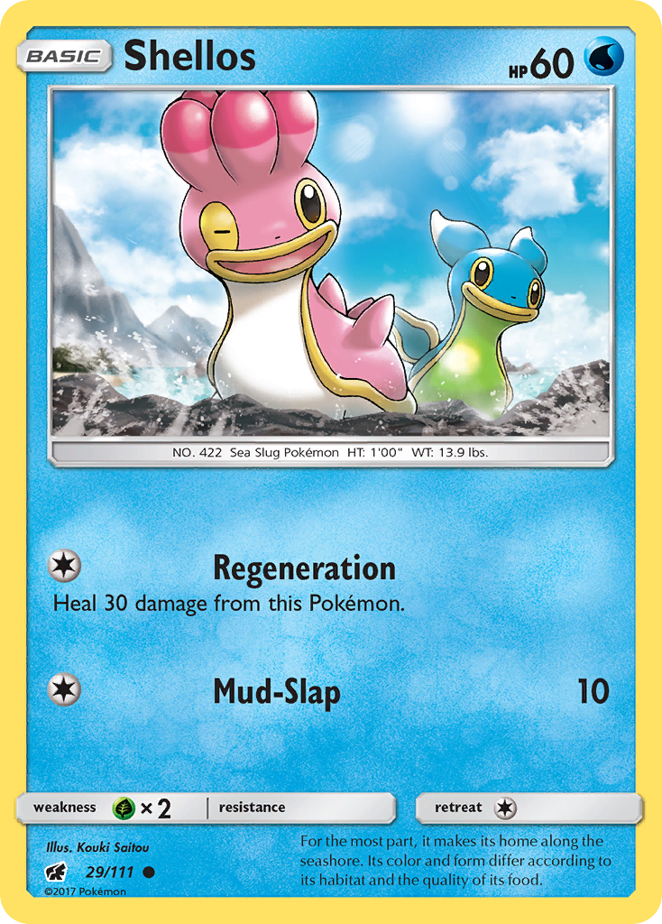 Shellos (29/111) [Sun & Moon: Crimson Invasion] | Odin's Place