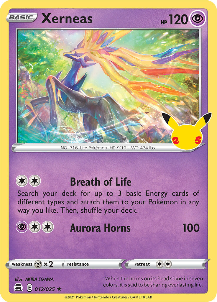 Xerneas (012/025) [Celebrations: 25th Anniversary] | Odin's Place