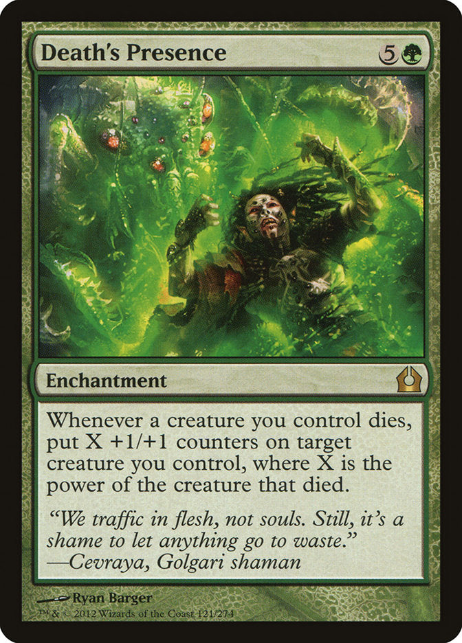 Death's Presence (121) [Return to Ravnica] | Odin's Place