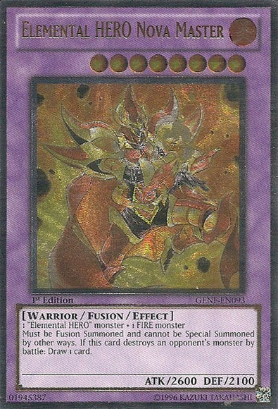 Elemental Hero Nova Master [GENF-EN093] Ultimate Rare | Odin's Place