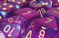 Chessex Borealis 2 Poly Royal Purple/Gold Poly 7 Set | Odin's Place