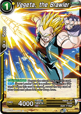Vegeta, the Brawler (BT14-101) [Cross Spirits] | Odin's Place