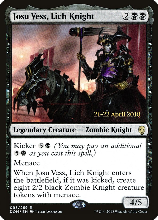Josu Vess, Lich Knight (95) [Dominaria Prerelease Promos] | Odin's Place