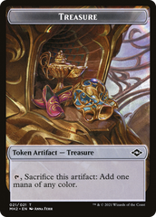Treasure // Daretti Emblem Double-Sided Token [Secret Lair Drop Series] | Odin's Place