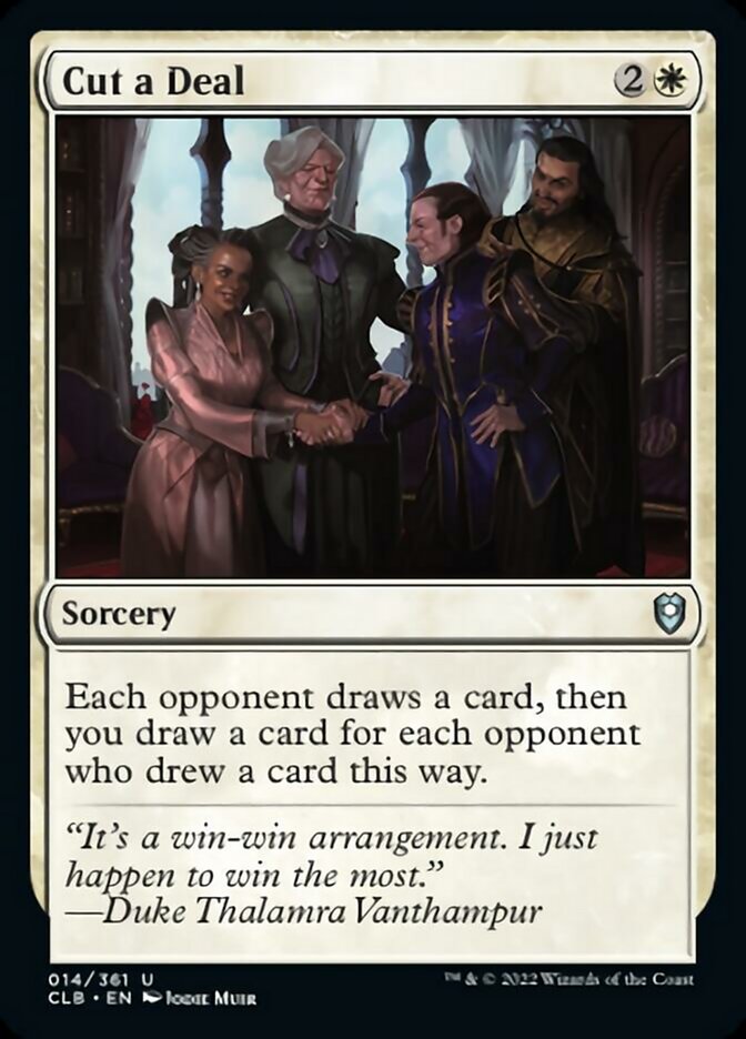 Cut a Deal [Commander Legends: Battle for Baldur's Gate] | Odin's Place