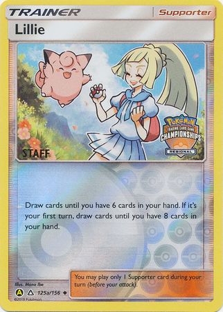 Lillie (125a/156) (Regional Promo Staff) [Sun & Moon: Ultra Prism] | Odin's Place