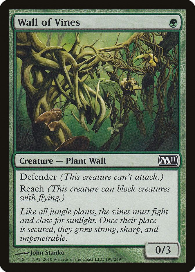 Wall of Vines (199) [Magic 2011] | Odin's Place