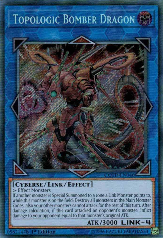 Topologic Bomber Dragon [COTD-EN046] Secret Rare | Odin's Place