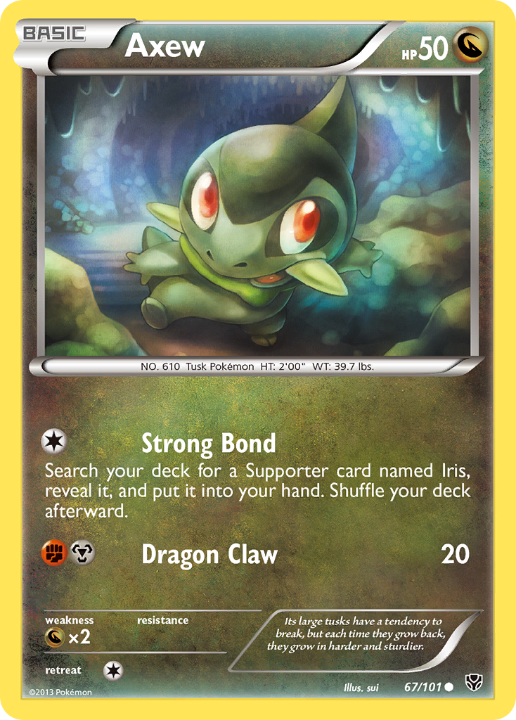 Axew (67/101) [Black & White: Plasma Blast] | Odin's Place