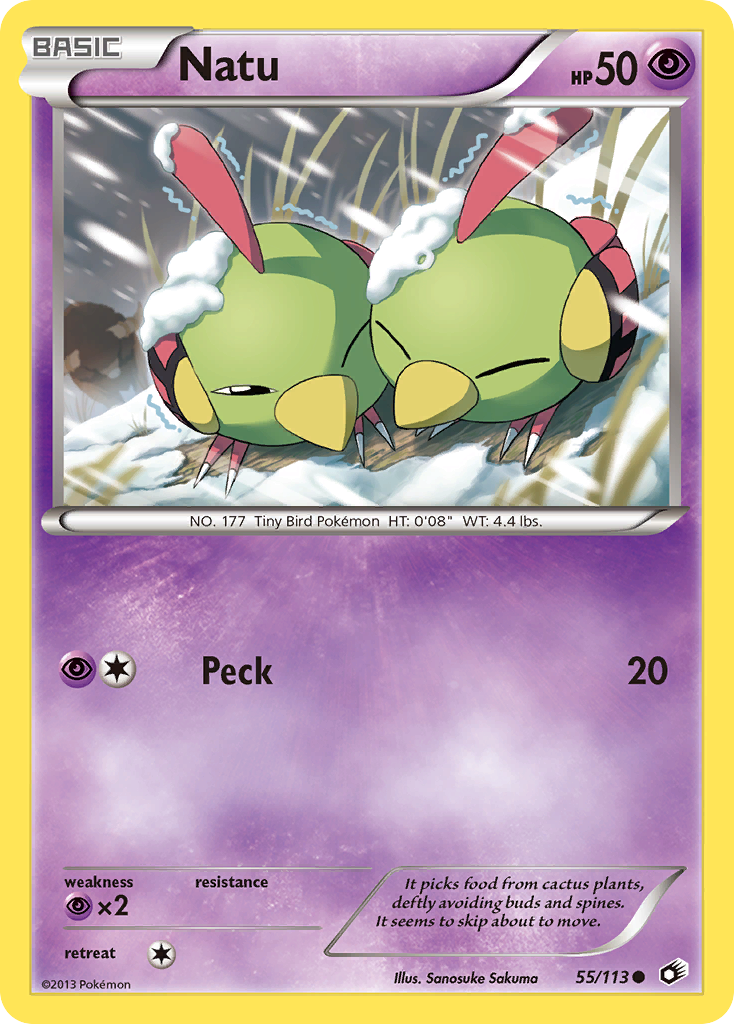 Natu (55/113) [Black & White: Legendary Treasures] | Odin's Place